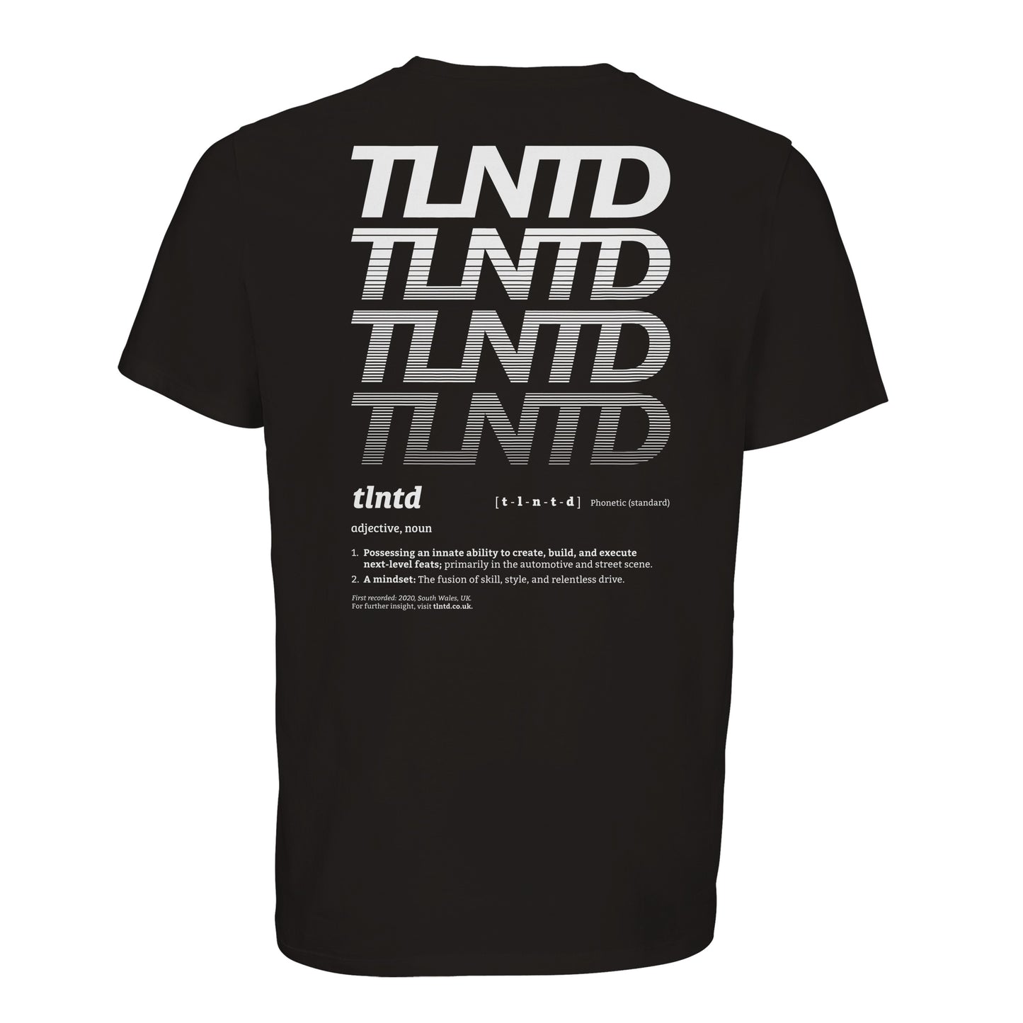 Definition Tee White Print