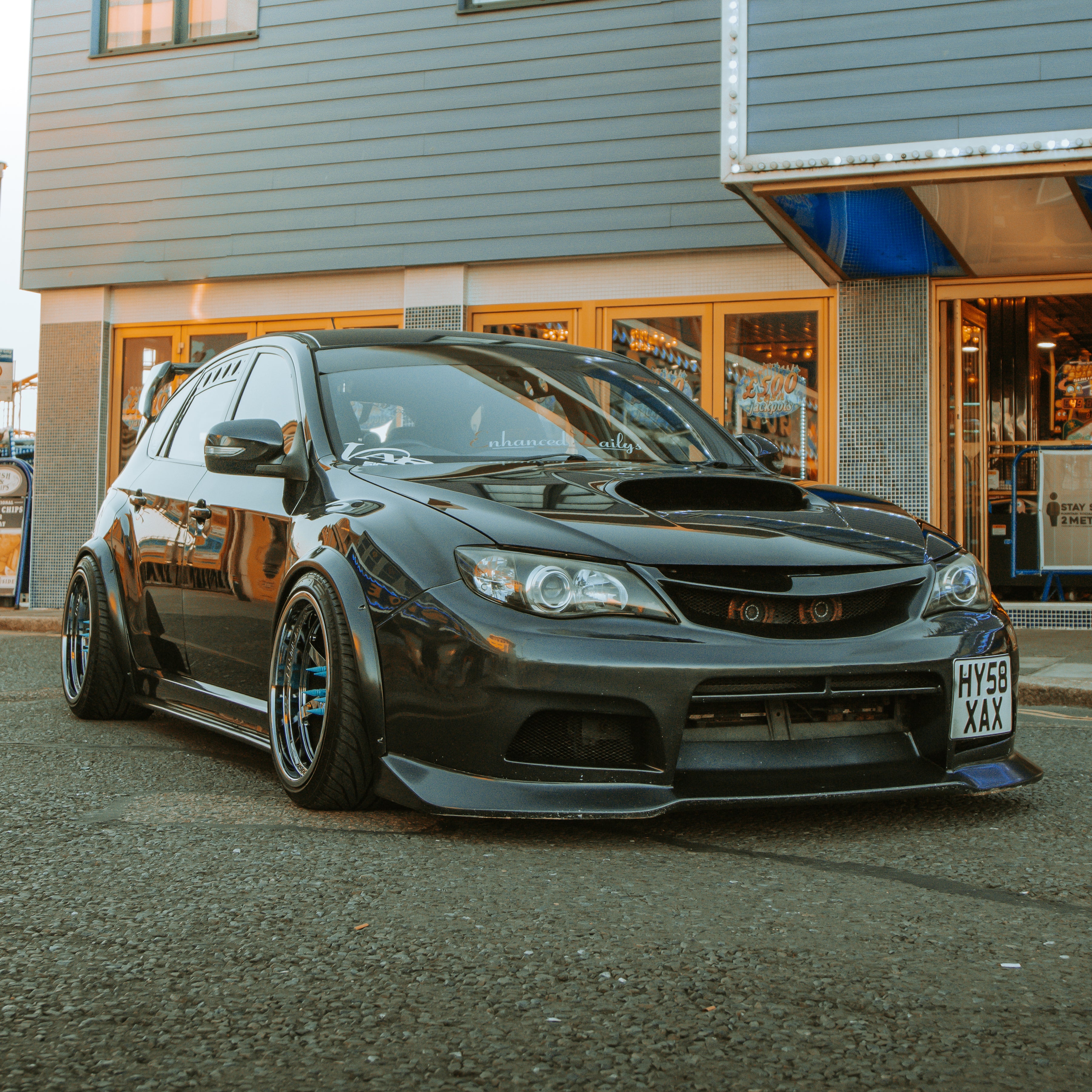 Scott's forged 350HP Subaru STI Hatchback with Varis kit