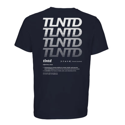 Definition Tee White Print