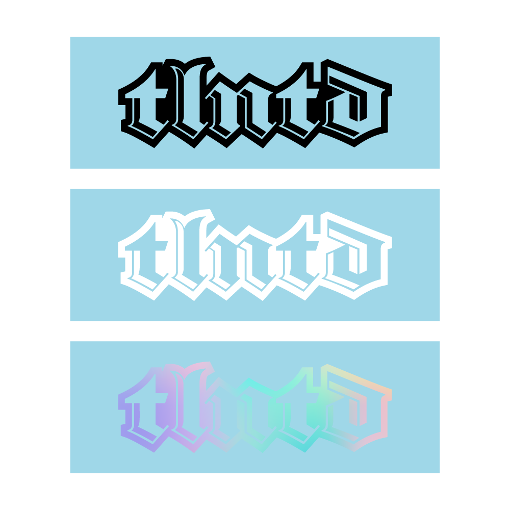 TLNTD Block Gothic Sticker