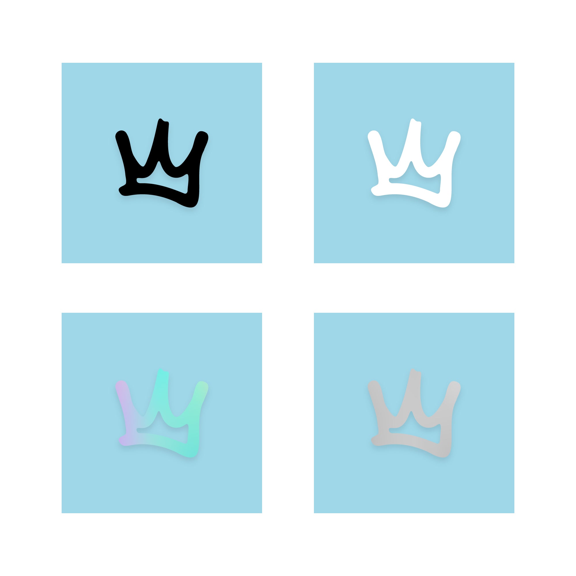 Graffiti Crown Sticker